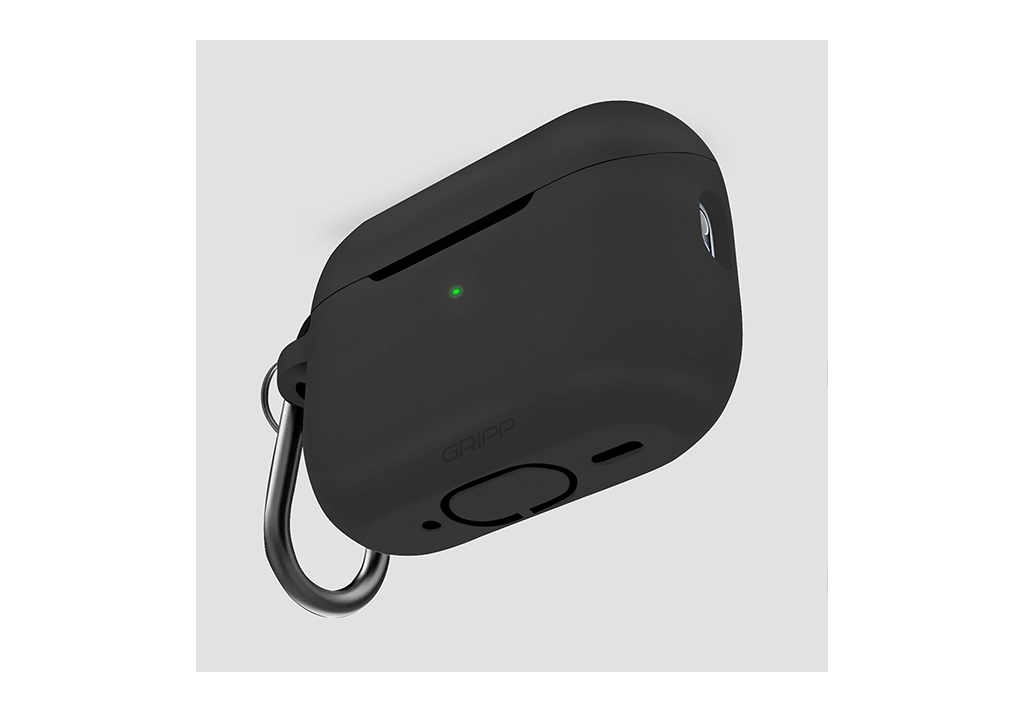 Gripp Airpods Pro (2nd GEN.) case + Strap+ Keyring Hook Black