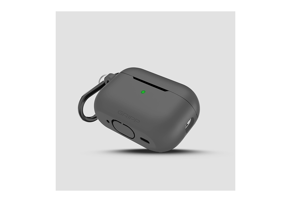 Gripp Airpods Pro (2nd GEN.) case + Strap+ Keyring Hook Chcol