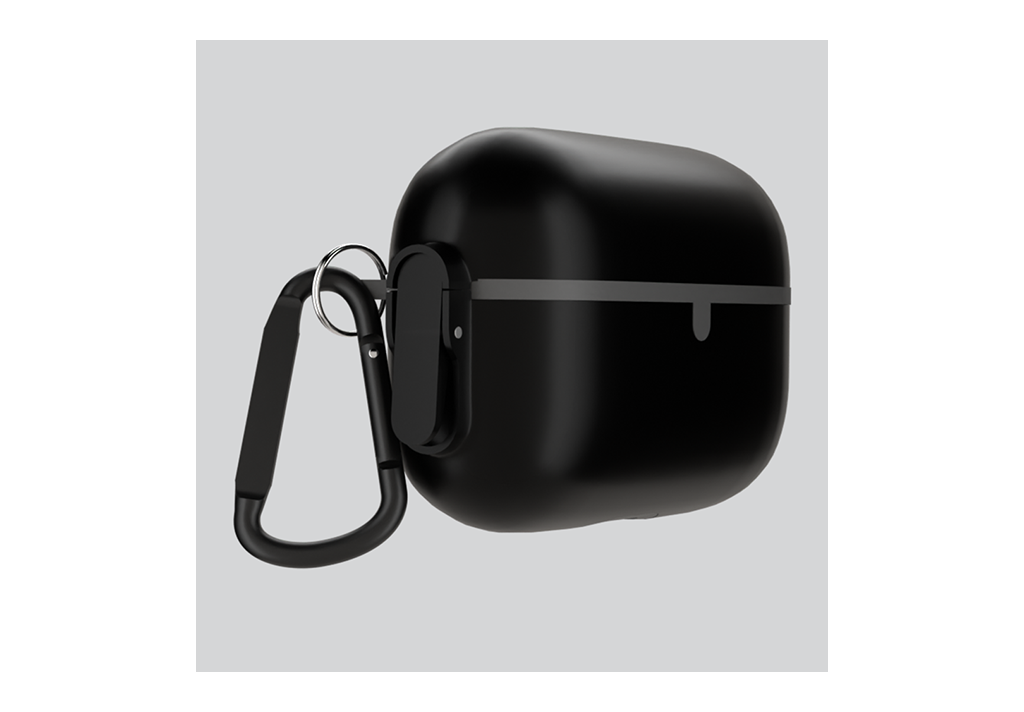 Gripp Elite Case+ Keyring Hook for Airpods Pro (2nd GEN.) Black