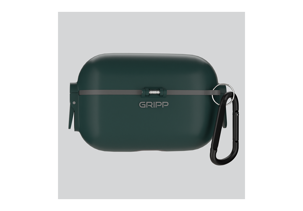 Gripp Elite Case+ Keyring Hook for Airpods Pro (2nd GEN.) Green