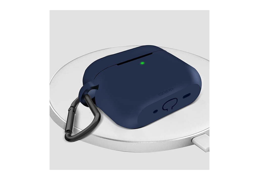 Gripp Airpods Pro (2nd GEN.) case + Strap+ Keyring Hook Indigo