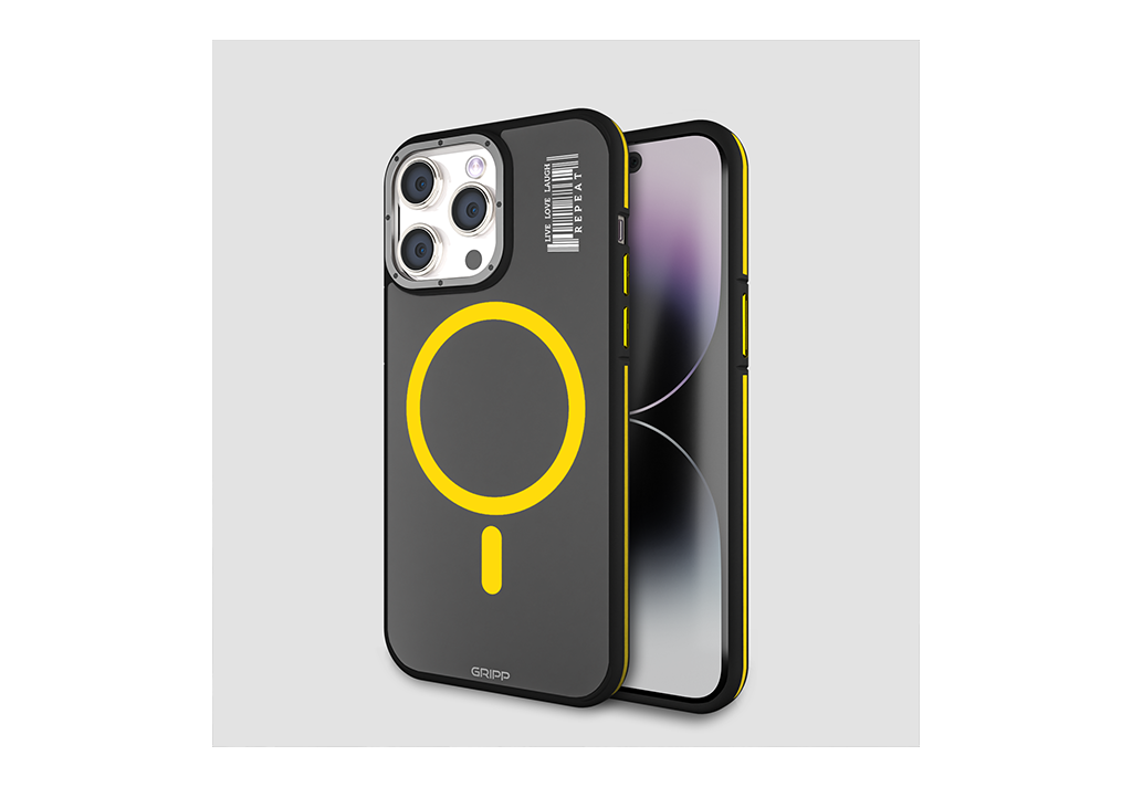 Gripp Raigor Magsafe case for Apple iPhone 15 Pro Max (6.7) Yellow