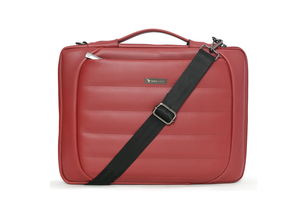 Vaku Luxos® Lasa Chivelle Premium Collection Sleeve for Macbook 13"|14" with Strap highly durable