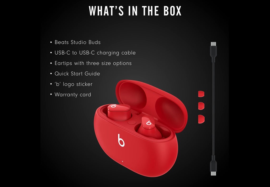 Beats Studio Buds - Beats Red