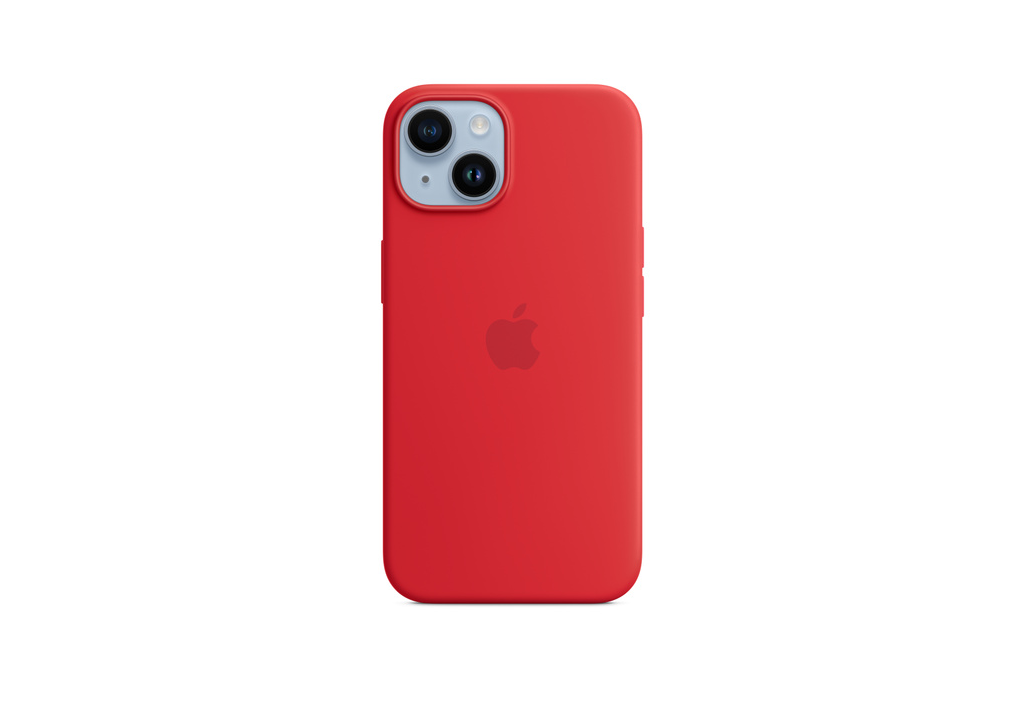 iPhone 14 Silicone Case with MagSafe - (PRODUCT)RED