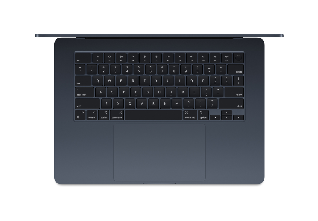 15-inch MacBook Air: Apple M2 chip with 8-core CPU and 10-core GPU, 256GB - Midnight