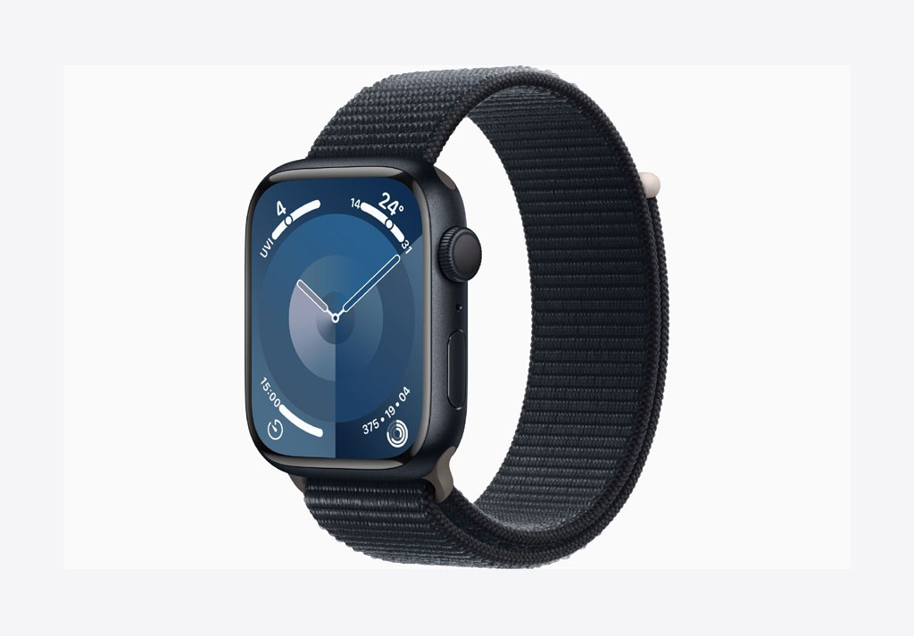 Apple Watch Series 9 GPS 41mm Midnight Aluminium Case with Midnight Sport Loop