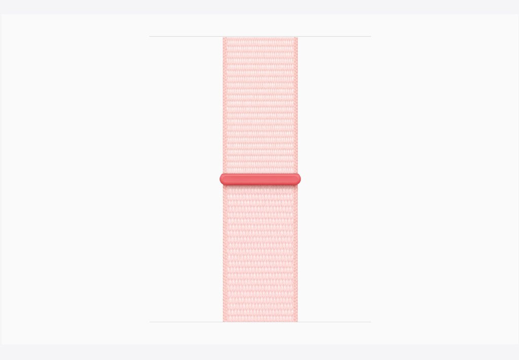 Apple Watch Series 9 GPS 41mm Pink Aluminium Case with Light Pink Sport Loop