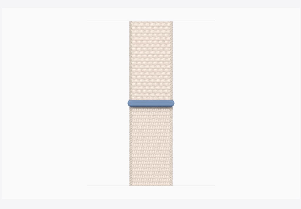 Apple Watch SE GPS 40mm Starlight Aluminium Case with Starlight Sport Loop