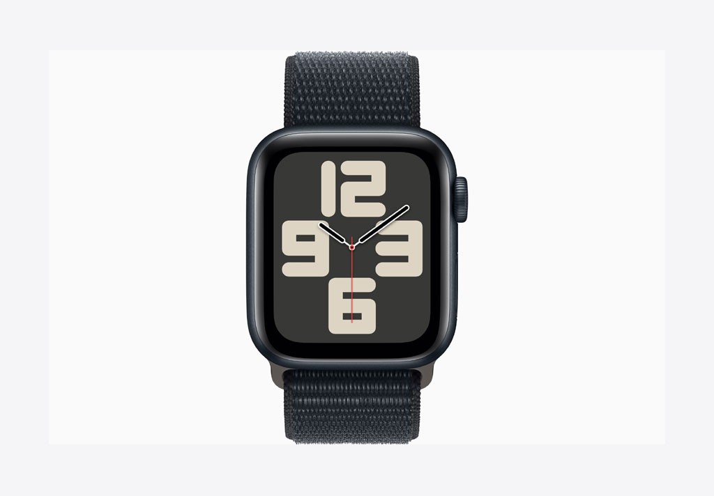 Apple Watch SE GPS 40mm Midnight Aluminium Case with Midnight Sport Loop