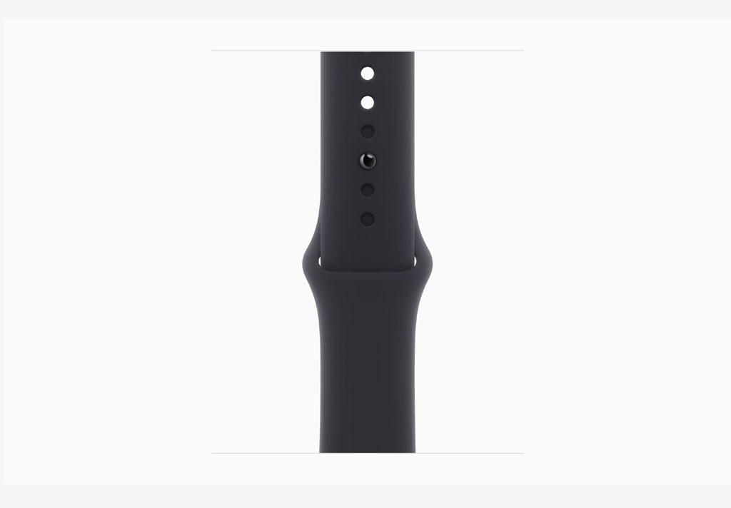 Apple Watch SE GPS 44mm Midnight Aluminium Case with Midnight Sport Band - M/L