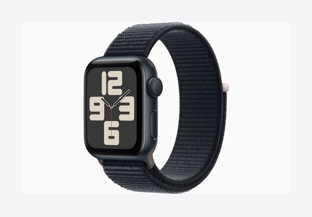 Apple Watch SE GPS 44mm Midnight Aluminium Case with Midnight Sport Loop