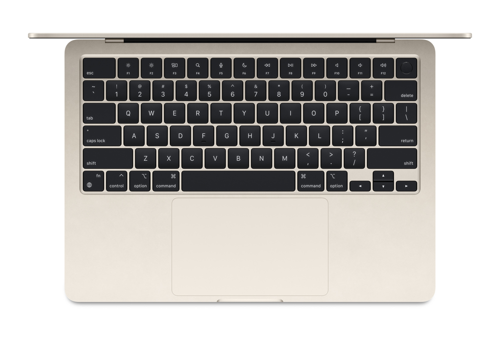 13-inch MacBook Air: Apple M3 chip with 8-core CPU and 8-core GPU, 8GB, 256GB SSD - Starlight