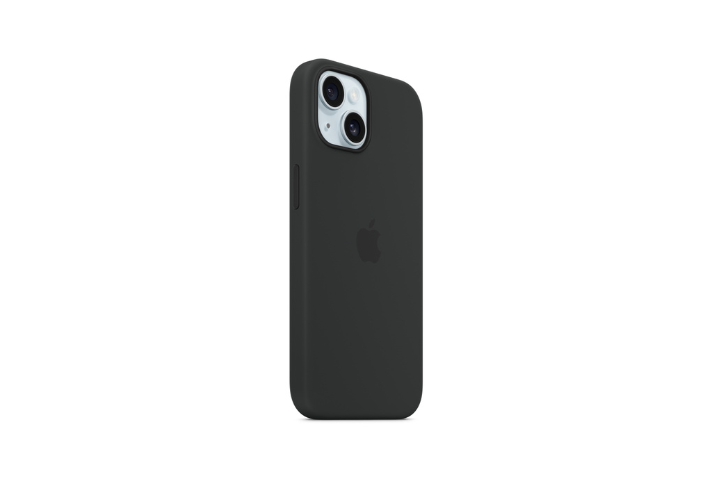 iPhone 15 Silicone Case with MagSafe - Black