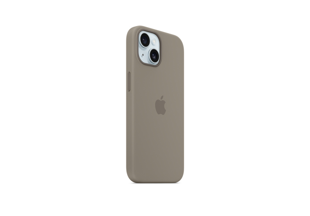 iPhone 15 Silicone Case with MagSafe - Clay