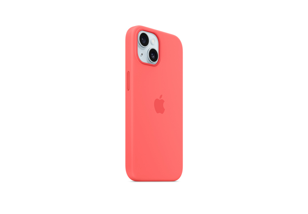 iPhone 15 Plus Silicone Case with MagSafe - Guava