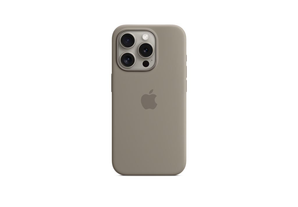 iPhone 15 Pro Silicone Case with MagSafe - Clay