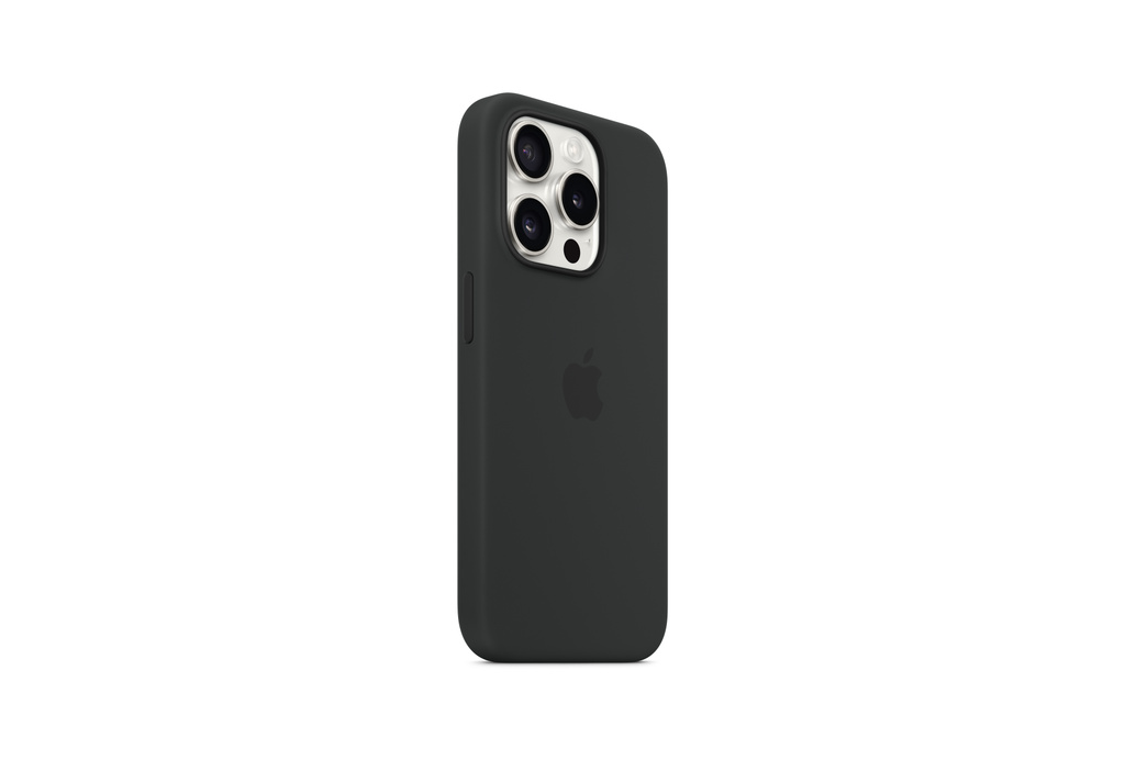 iPhone 15 Pro Max Silicone Case with MagSafe - Black