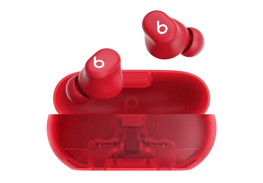 Beats Solo Buds - True Wireless Earbuds - Transparent Red