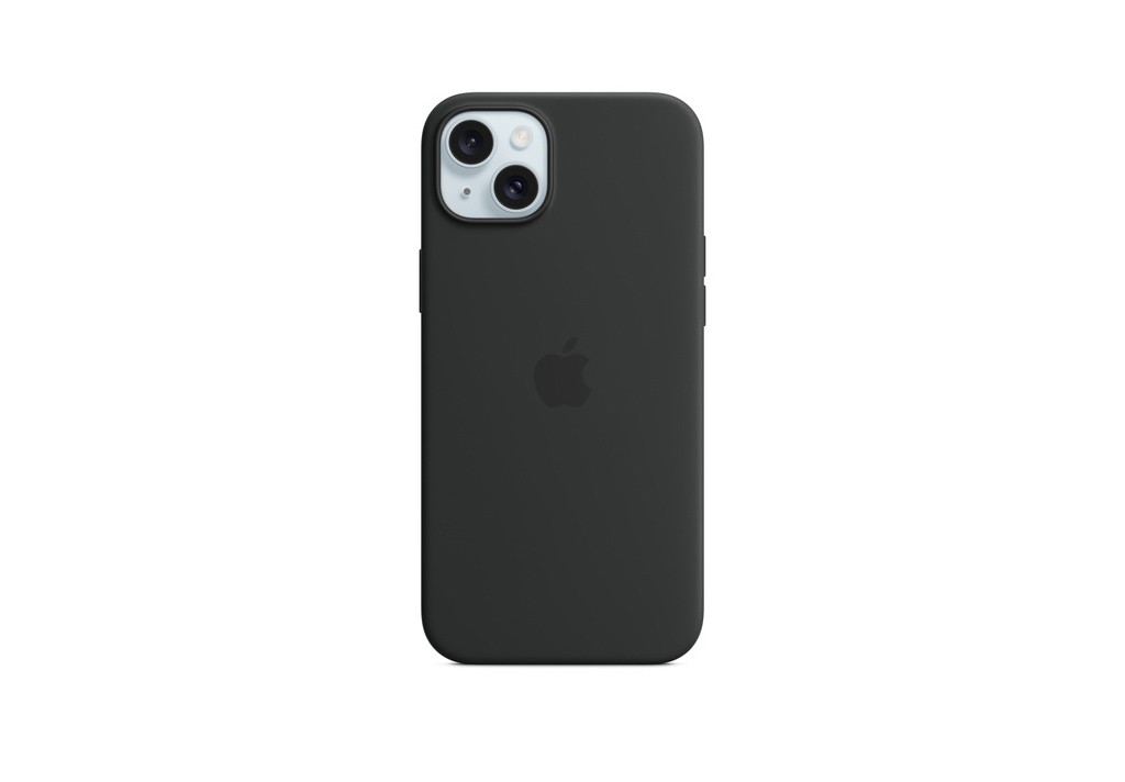 iPhone 15 Plus Silicone Case with MagSafe - Black