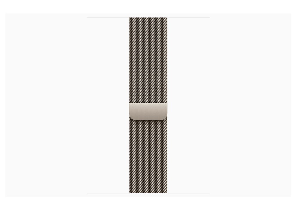 Apple Watch Series 10 GPS + Cellular 46mm Natural Titanium Case with Natural Milanese Loop - M/L