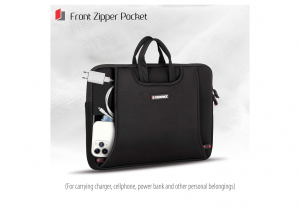Neopack Handle Sleeve Fits 13.3 Inch Laptops & Macbooks Black