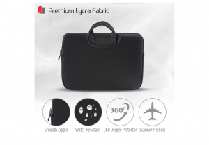Neopack Handle Sleeve Fits 13.3 Inch Laptops & Macbooks Black