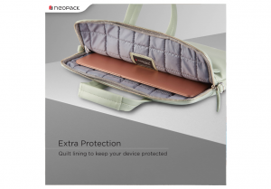 Neopack Leather Sleeve for 13.3'' & 14.2'' MacBooks Mint Green