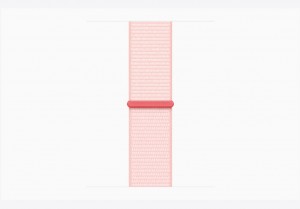 Apple Watch Series 9 GPS 41mm Pink Aluminium Case with Light Pink Sport Loop