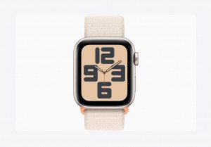Apple Watch SE GPS 40mm Starlight Aluminium Case with Starlight Sport Loop