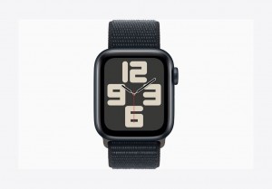 Apple Watch SE GPS 40mm Midnight Aluminium Case with Midnight Sport Loop
