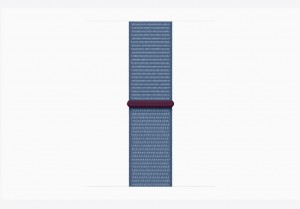 Apple Watch SE GPS 44mm Silver Aluminium Case with Winter Blue Sport Loop