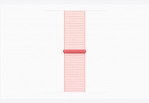 Apple Watch Series 9 GPS + Cellular 45mm Pink Aluminium Case with Light Pink Sport Loop