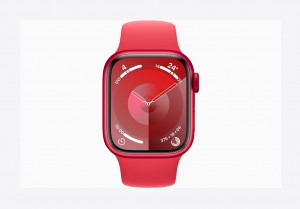 Apple Watch Series 9 GPS 41mm (PRODUCT)RED Aluminium Case with (PRODUCT)RED Sport Band - S/M