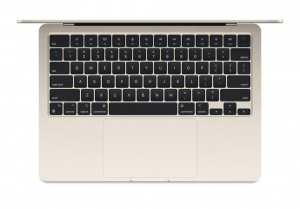 13-inch MacBook Air: Apple M3 chip with 8-core CPU and 8-core GPU, 8GB, 256GB SSD - Starlight