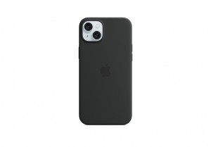 iPhone 15 Silicone Case with MagSafe - Black