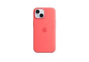 iPhone 15 Silicone Case with MagSafe - Guava