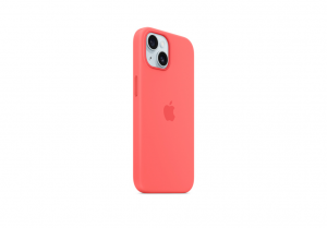 iPhone 15 Silicone Case with MagSafe - Guava