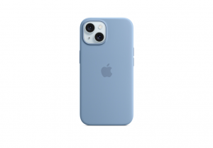 iPhone 15 Silicone Case with MagSafe - Winter Blue