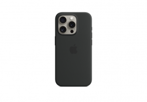 iPhone 15 Pro Silicone Case with MagSafe - Black