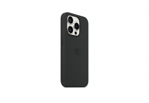 iPhone 15 Pro Silicone Case with MagSafe - Black