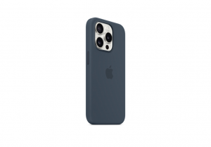 iPhone 15 Pro Silicone Case with MagSafe - Storm Blue