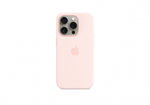 iPhone 15 Pro Silicone Case with MagSafe - Light Pink