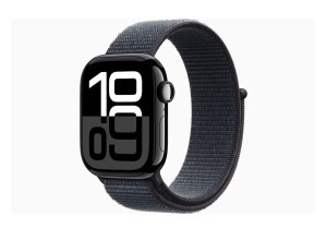 Apple Watch Series 10 GPS 46mm Jet Black Aluminium Case with Ink Sport Loop