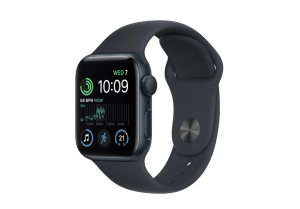 Apple Watch SE GPS 40mm Midnight Aluminium Case with Midnight Sport Band - Regular