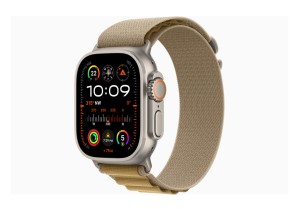 Apple Watch Ultra 2 GPS + Cellular 49mm Natural Titanium Case with Tan Alpine Loop - Medium